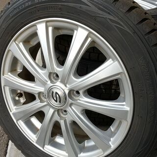 スタッドレスタイヤ＆ホイールセット　155/65R14　4.5JX14　+45mm