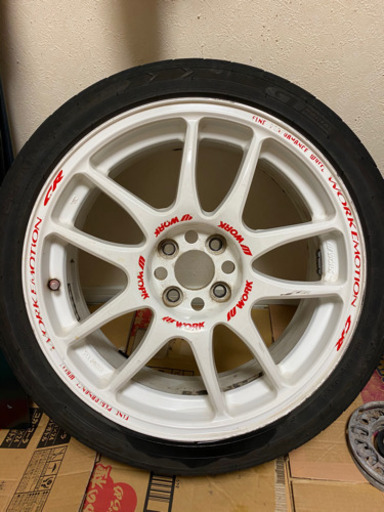 中古アルミ最終値下げ↓ WORK EMOTION CR 17インチ