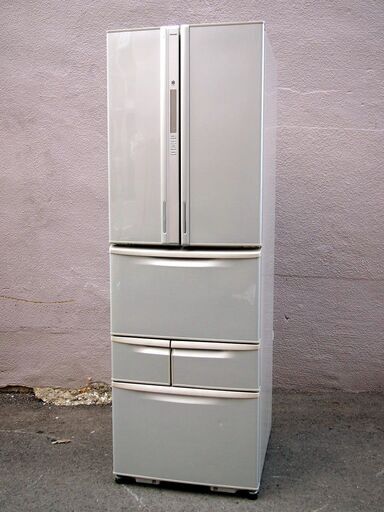 ㉕【6ヶ月保証付】東芝 426L 6ドア冷蔵庫 GR-D43F シルバー【PayPay使えます】