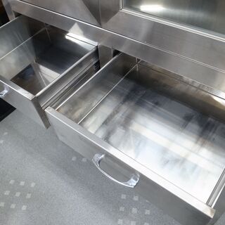 ステンレスケビント ドクター キャビネット 医療棚 ショーケース　モノ市場半田店 119の画像