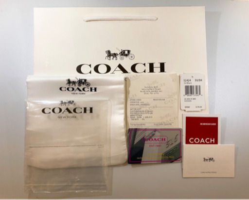 新品未使用！COACH コーチ長財布 クロコ型押し 52424