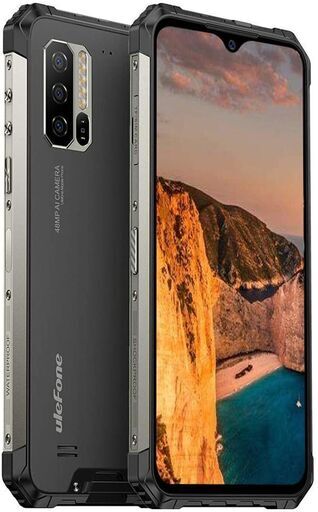 開封未使用★Ulefone Armor 7 SIMフリースマートフォン ブラック タフネススマホ 8GB RAM+128 GB ROM