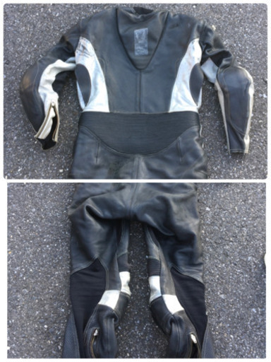 spoon レザーレーシングスーツ MFJ公認 革ツナギ サイズLLW