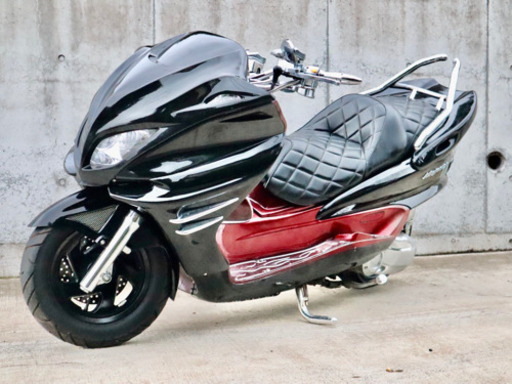 YAMAHA・マジェスティC ・フルカスタム・タイヤ新品・極上