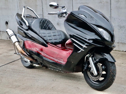 YAMAHA・マジェスティC ・フルカスタム・タイヤ新品・極上