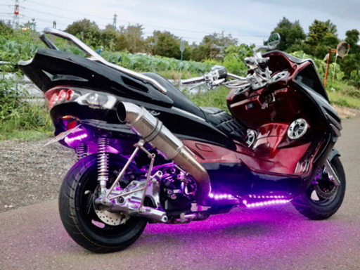 YAMAHA・マジェスティC ・フルカスタム・タイヤ新品・極上