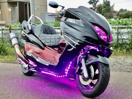 YAMAHA・マジェスティC ・フルカスタム・タイヤ新品・極上