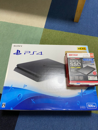 PS4 cuh-2200 500GB ＋バッファロー外付けSSD 480GB