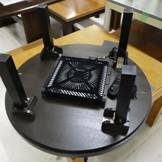 円形こたつ　丸型　炬燵　ちゃぶ台　直径80cm　ユアサプライム　CHB-80FFの画像