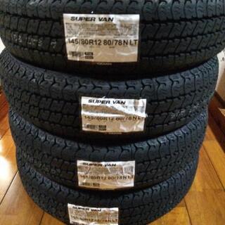 お得！新品軽自動車　軽貨物タイヤ4本セットの画像