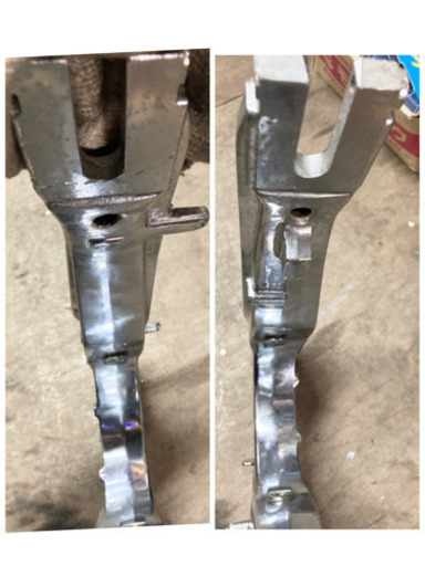 ホンダ CBX400F 純正 スイングアーム メッキ加工 中古品 CBX550F PC04 NC07