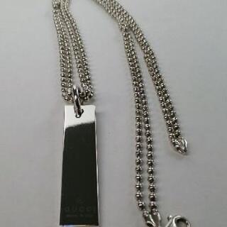 決まりました❗️正規品GUCCIグッチプレートネックレスダブルチェーンの画像