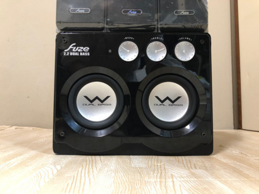 FUZE アンプ内蔵2.2スピーカーシステム【AVS220】送料込！