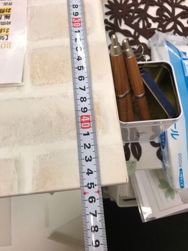 11月25日に処分　受付テーブル