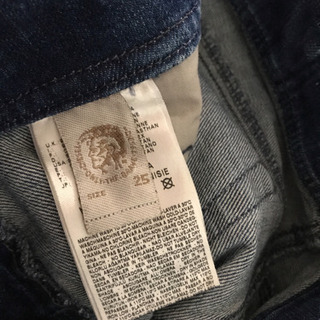 【お値下げ!!】☆DIESEL☆ディーゼル  ストレートデニム  25インチの画像