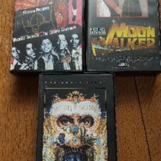 マイケル ジャクソン VHSビデオテープ３本の画像
