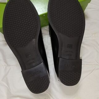 ハルタ  本革  ローファー  23EEE  (未使用) (黒) 【少し値下げしました！】 の画像