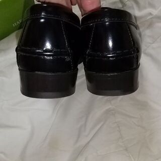 ハルタ  本革  ローファー  23EEE  (未使用) (黒) 【少し値下げしました！】 の画像