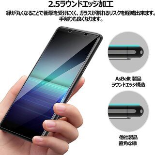 【新品・未使用】Xperia 5 Ⅱ 画面フィルム・カメラフィルムセット（1組）の画像