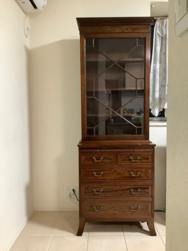 英国　アンティーク家具　キャビネット