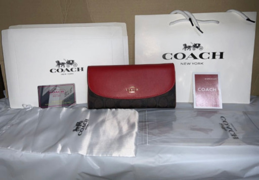 新品未使用　coach長財布アウトレット品