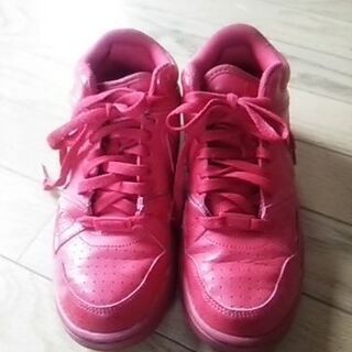 NIKE 赤スニーカー 23.5㎝