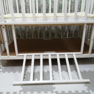 KATOJI ベビーベッド（マットレス付）の画像