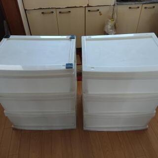 プラボックス 3段×2 【期限有】の画像