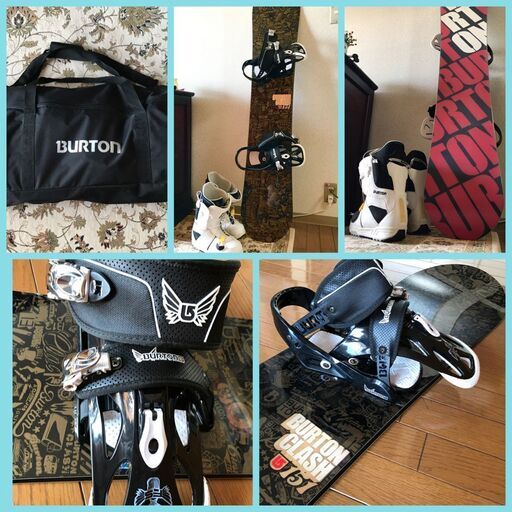 ☆商談中☆  BURTON スノ－ボ－ド　９点セット