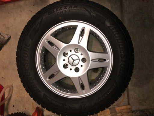 (お取引中)ブリザック　DM-V3  ベンツG350dホイールセット