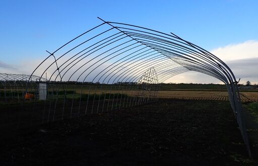 あなた自身の解体で格安　中古ビニールハウス資材　18ｍ分