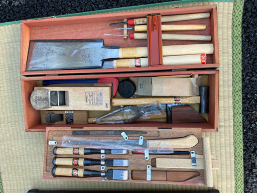 角利の大工道具セット　中古　良い状態です。