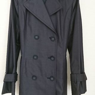 新品未使用 黒のトレンチコート