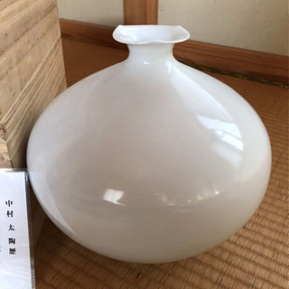 壺　白磯壺　中村　太陶芸家