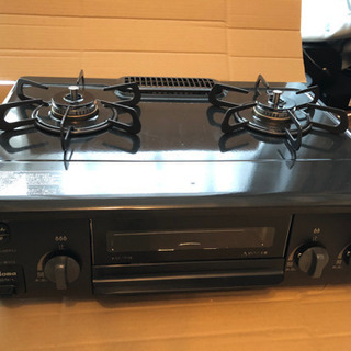 パロマ ガステーブル 都市ガス用 左強火タイプ IC-S37K-L