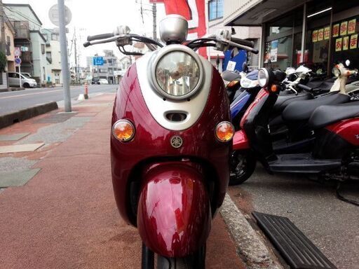 NO.3520　ビーノ（ＶＩＮＯ）　水冷４サイクル　ワインレッド＆ブラック　☆彡