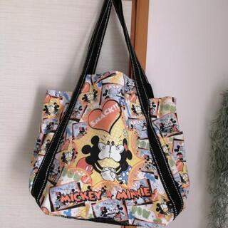 【新品タグ付✨】ミッキー バルーントート A4 買い物バッグの画像