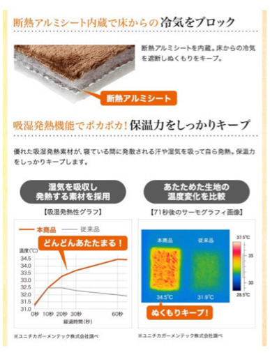 Phiten ファイテン 星のやすらぎ 毛布敷きパッド ブラウン ダブル YO667088