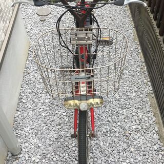 13.2ahパナソニック電動アシスト26インチ自転車です。 電動自転車 パナソニック A.girls' 26インチ バッテリー13.2Ah 赤