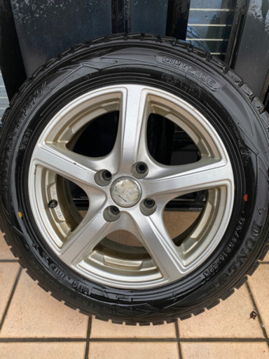 ダウンロップ　ホイール付きスタッドレスタイヤ　175/65R14