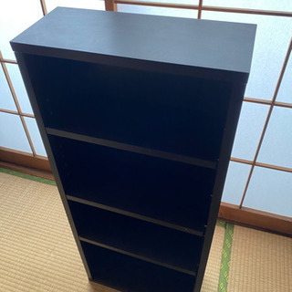 薄型本棚　4段