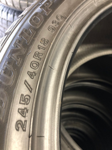 245/40R18バリ溝4本セット❣️ソアラ　レヴォーグ　ランエボ　ベンツ Cクラス Eクラス等に
