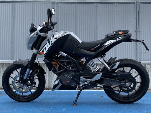 125 DUKE グレー売ります！　エルゴシート付き(^^