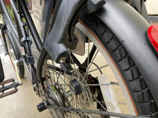 小径自転車　チャイルドシート付き