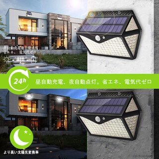 新品・未使用 ソーラーライト LED IP65防水の画像