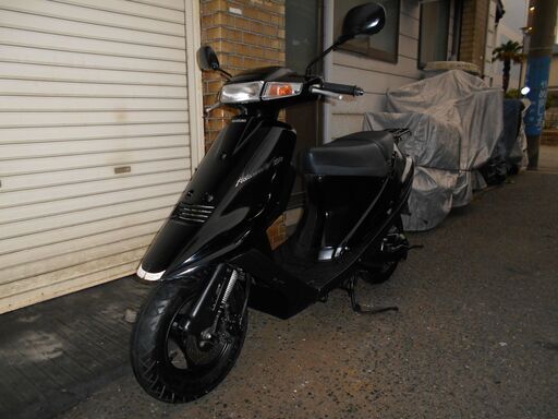 アドレスV100　2スト　バッテリー・エアクリフィルター新品　後タイヤバリ山　取扱説明書有り