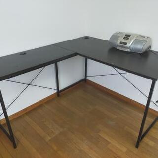 【難あり】Ｌ字型パソコンデスク