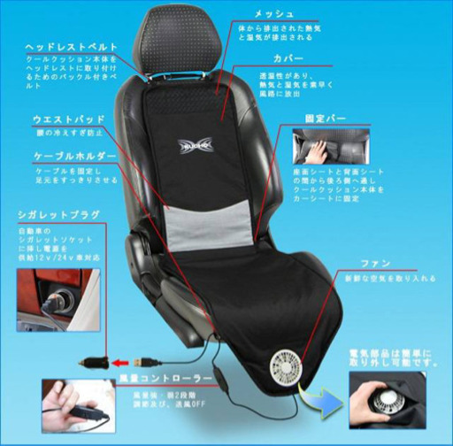 【車】【空調クッション】