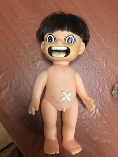 まことちゃん　人形　楳図かずを