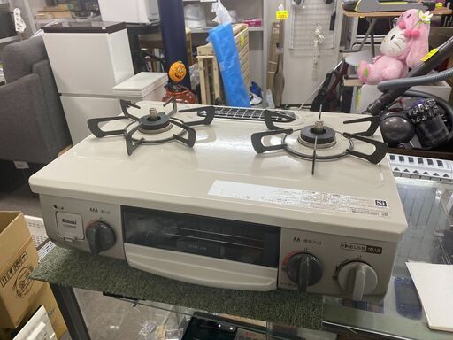 保証付き　リンナイ　ガステーブル  KG34NBEL    リサイクルショップウルカウ　高津